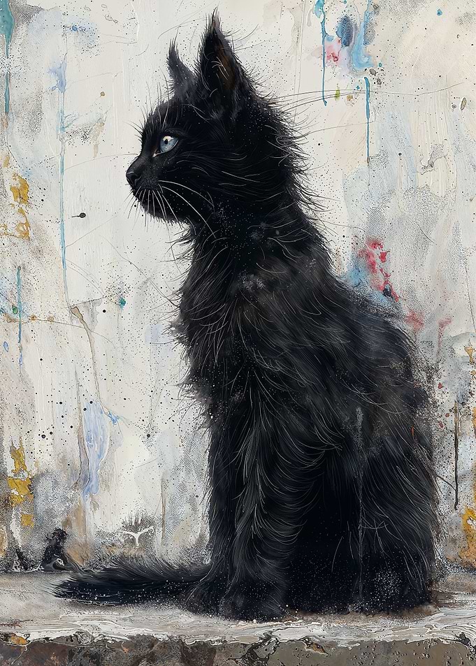 Noir Feline Grace