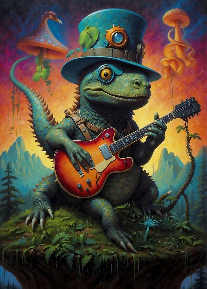 Surreal Dinosaur Music