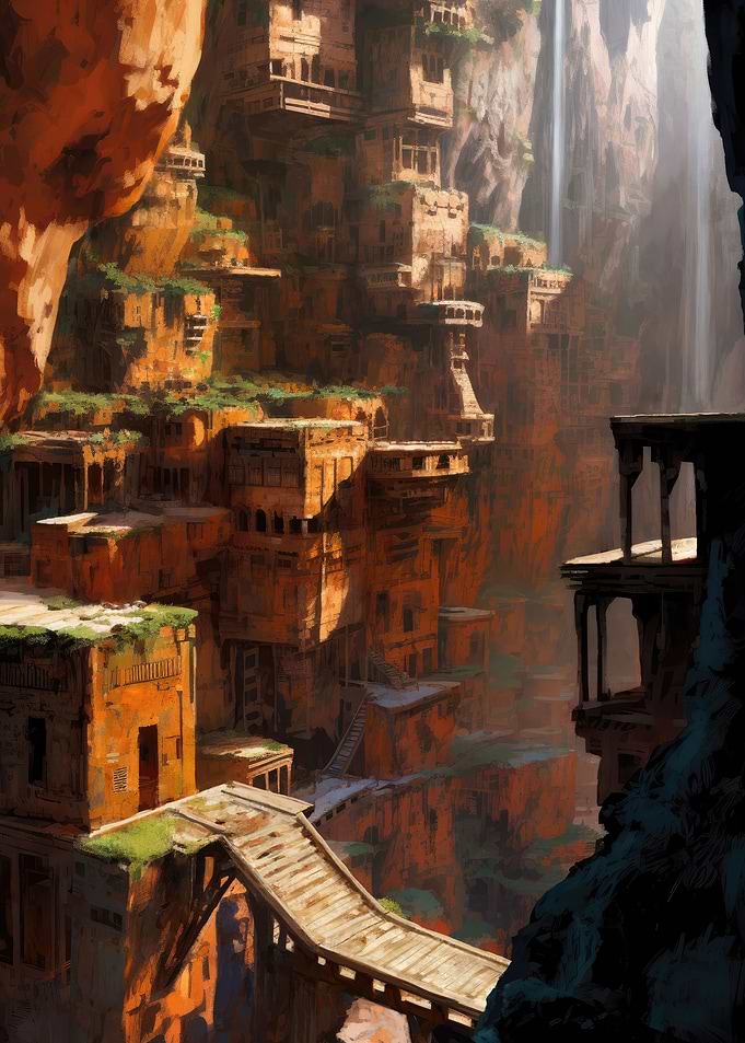 Canyon Falls Valley