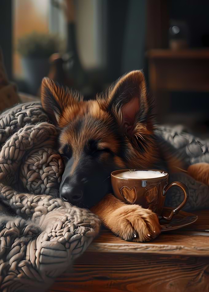 German Shepherd Coffee