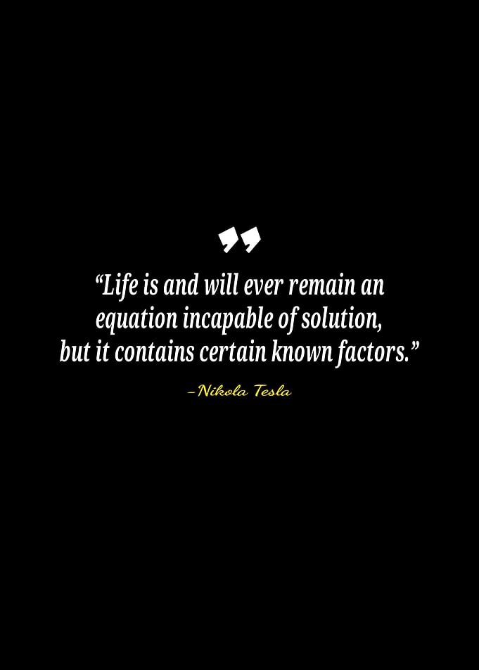 Nikola Tesla quotes