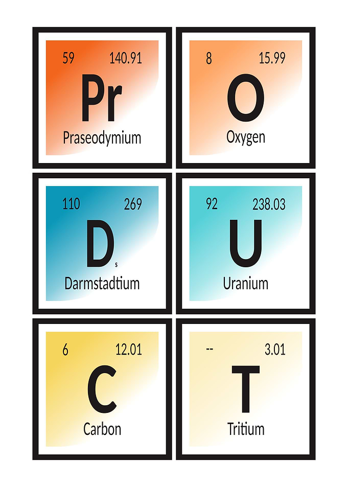 Product Periodic Table