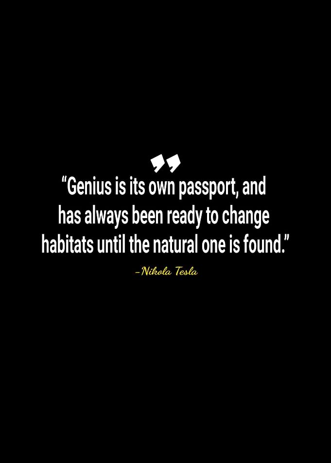 Nikola Tesla quotes