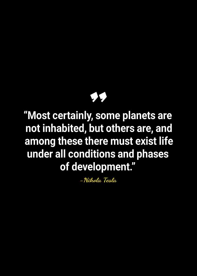 Nikola Tesla quotes