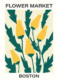 Minimalistic Flower Market