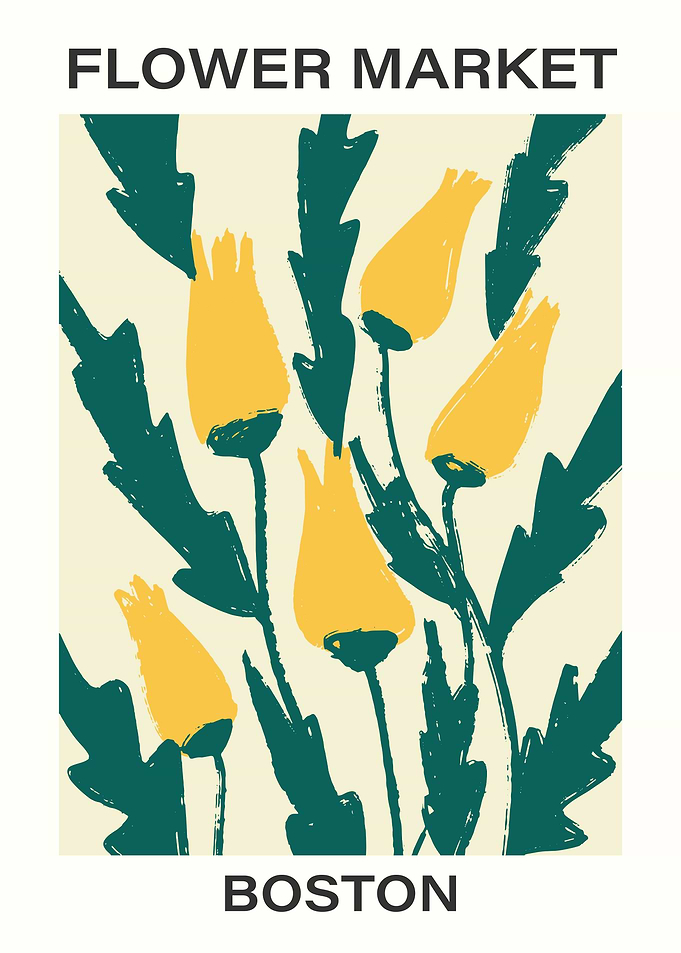 Minimalistic Flower Market