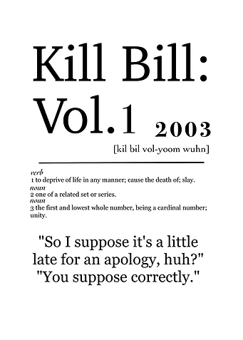 Kill bill