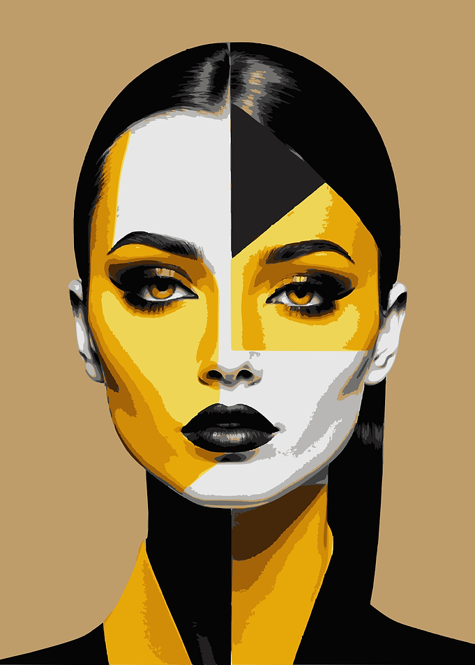 Pop Art Woman Portrait 21