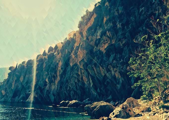 Seacoast of French Riviera
