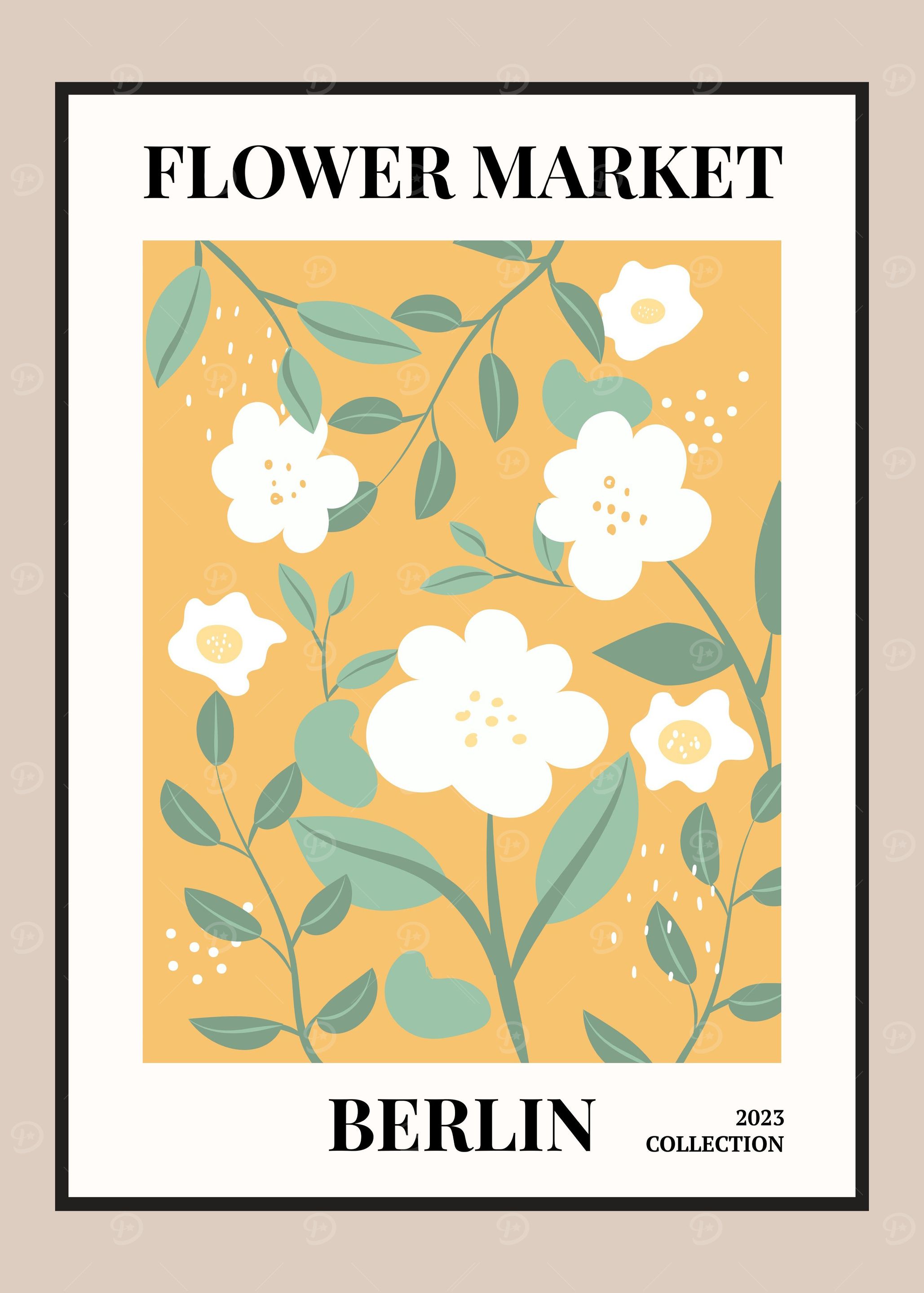 Minimalistic Flower Market