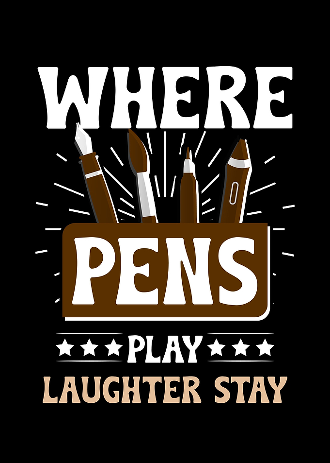 Where Pens Play Laughter
