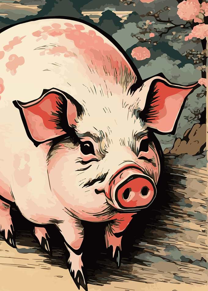 Pig Japanese Chinese 3