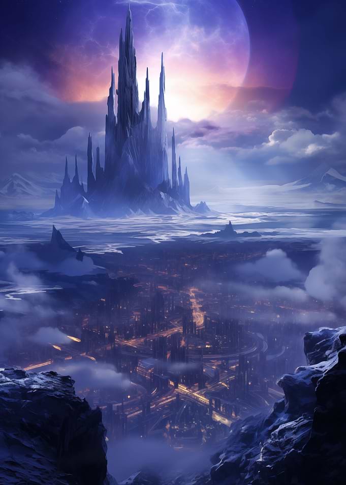 Lunar Spire City