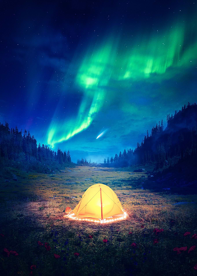 CANVAS OF CAMPFIRE