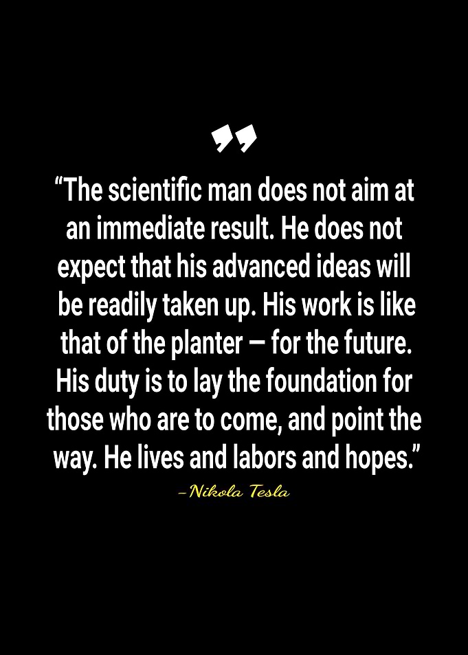 Nikola Tesla quotes