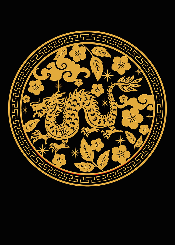 Chinese lucky dragon 2024