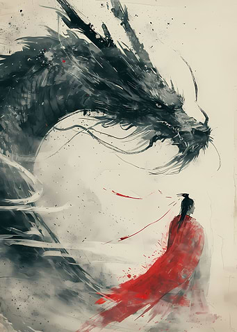 Asian Ink Shadow Drake