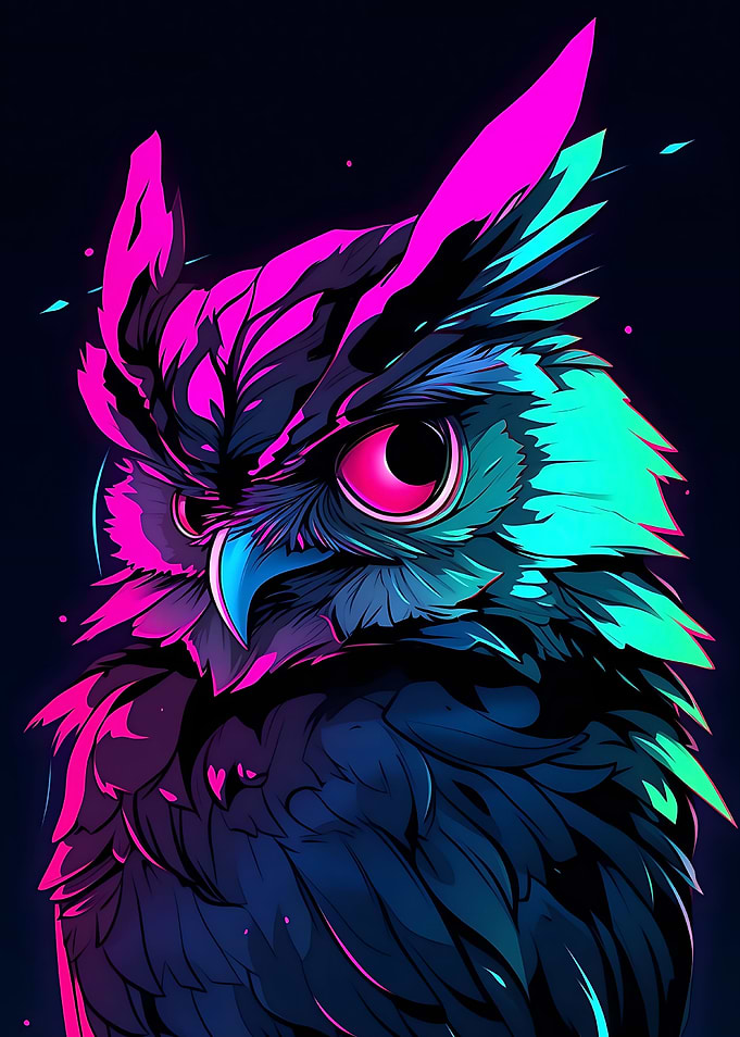 neon owl