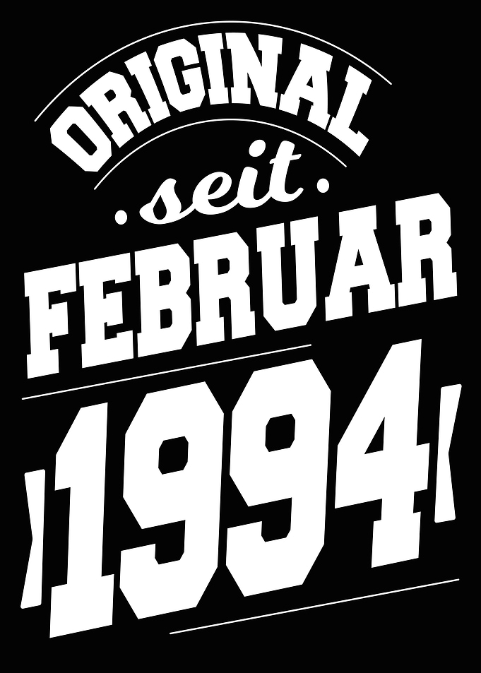 Februar 1994 30 Jahre