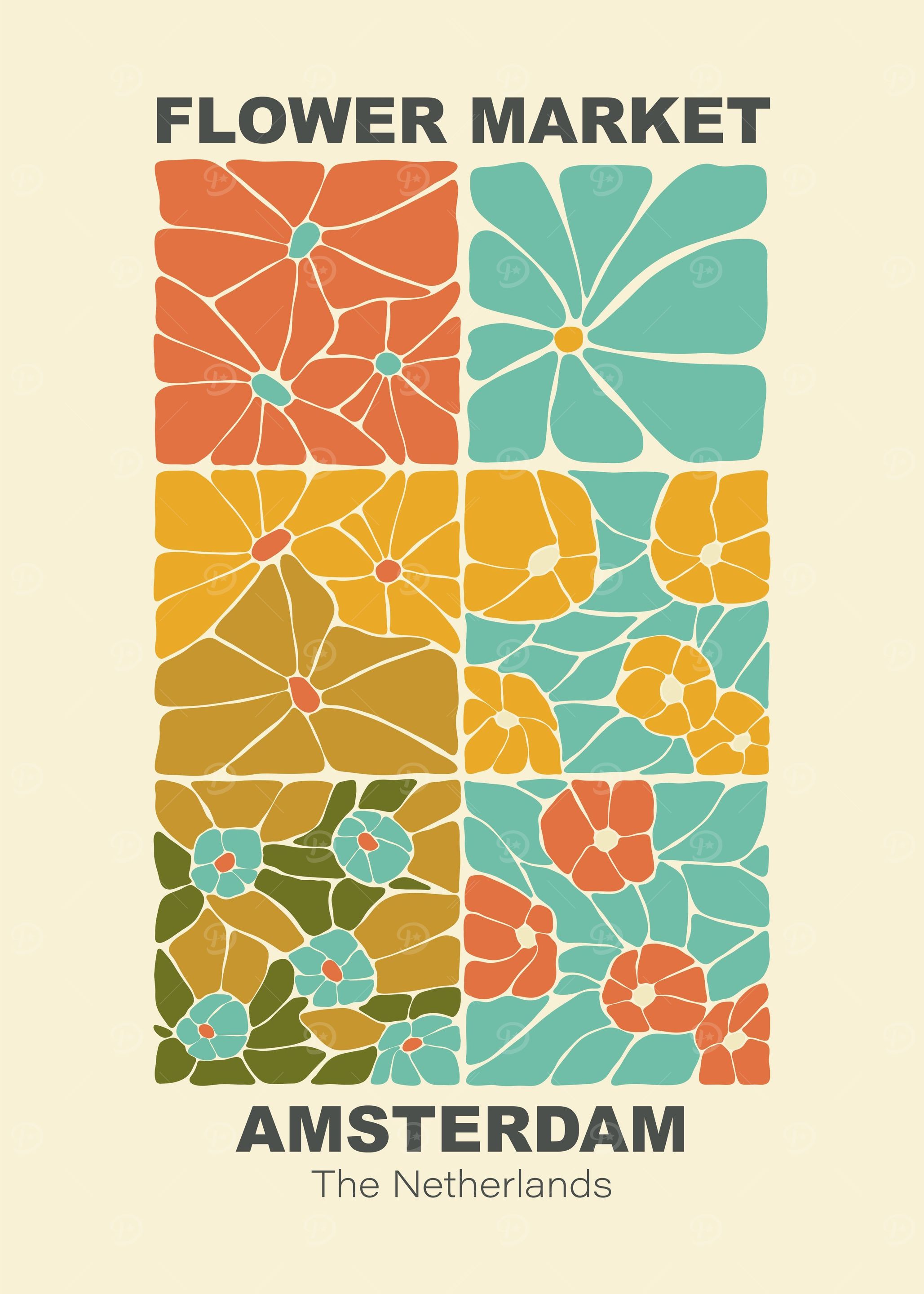 Minimalistic Flower Market