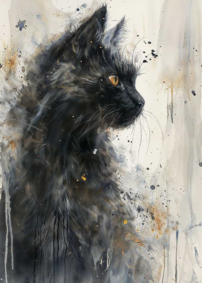 Mystic Feline Gaze