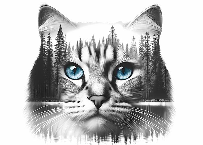 Cat watercolor