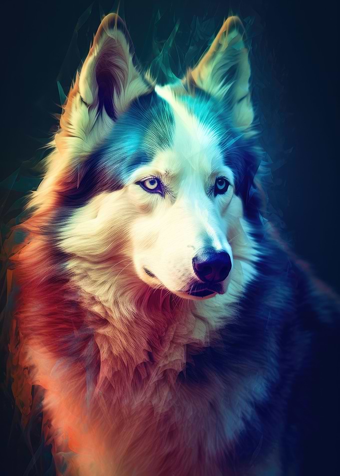 Husky Douple Exposure
