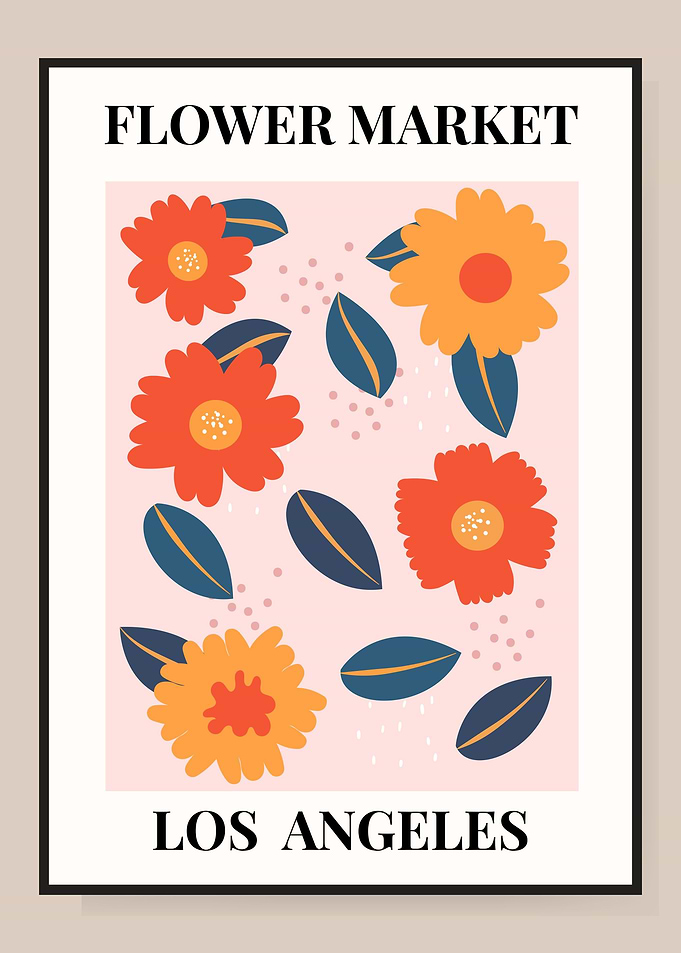 Minimalistic Flower Market