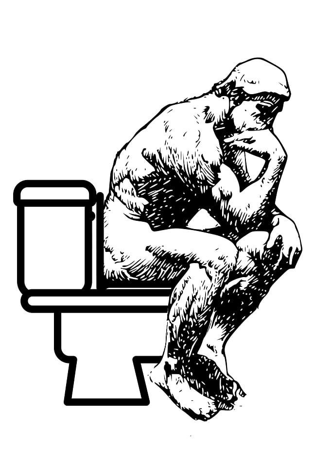 RODIN TOILET WHITE