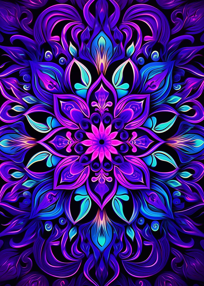 Purple Mandala