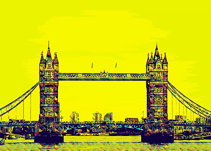 London Bridge Pop Art
