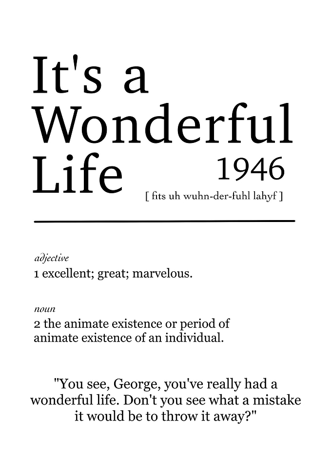 Its wonderful life