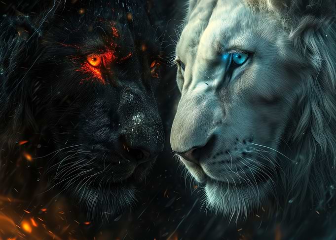 two lion king