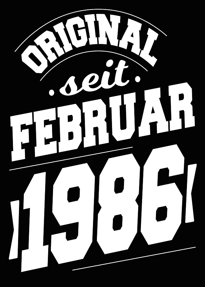 Februar 1986 38 Jahre