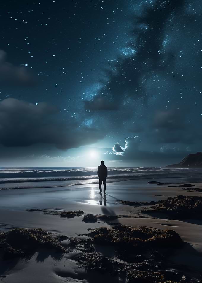solitude on the sand