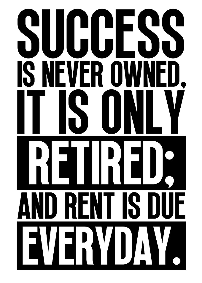 Success Never Owned