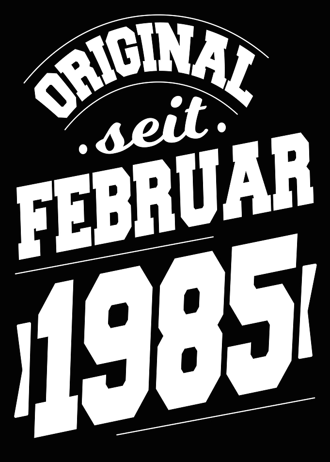 Februar 1985 39 Jahre