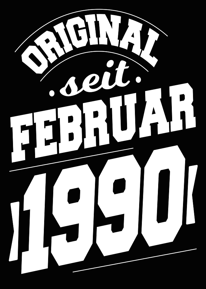 Februar 1990 34 Jahre