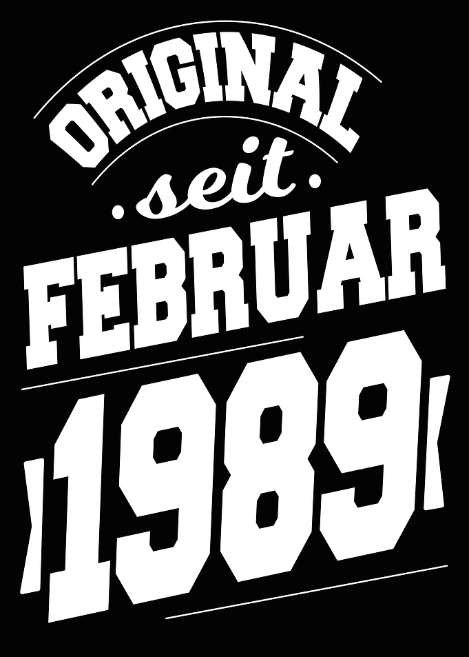 Februar 1989 35 Jahre