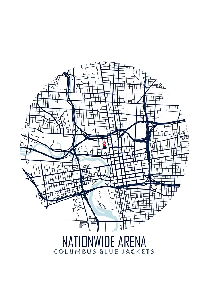 Nationwide Arena Map