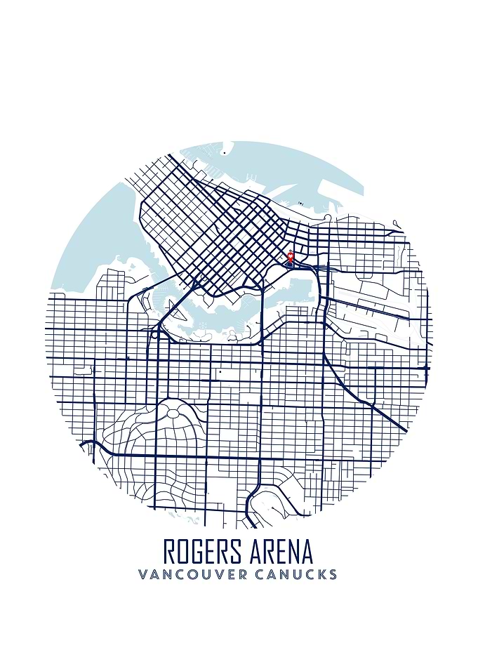 Rogers Arena Map