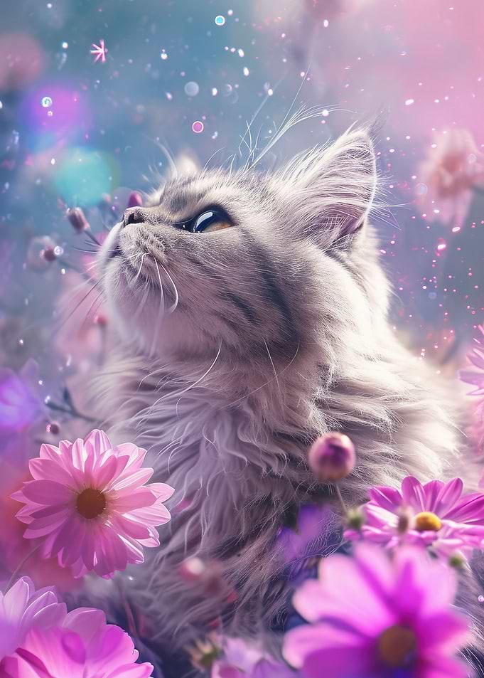 Cute Gray Kitten