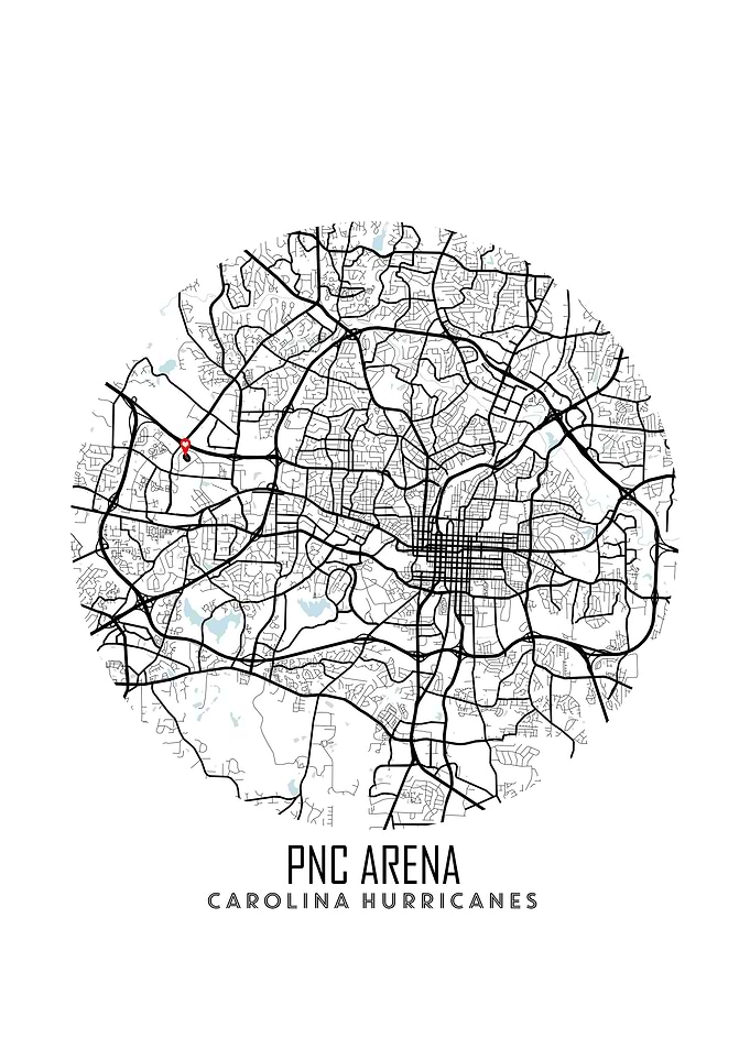 PNC Arena Map