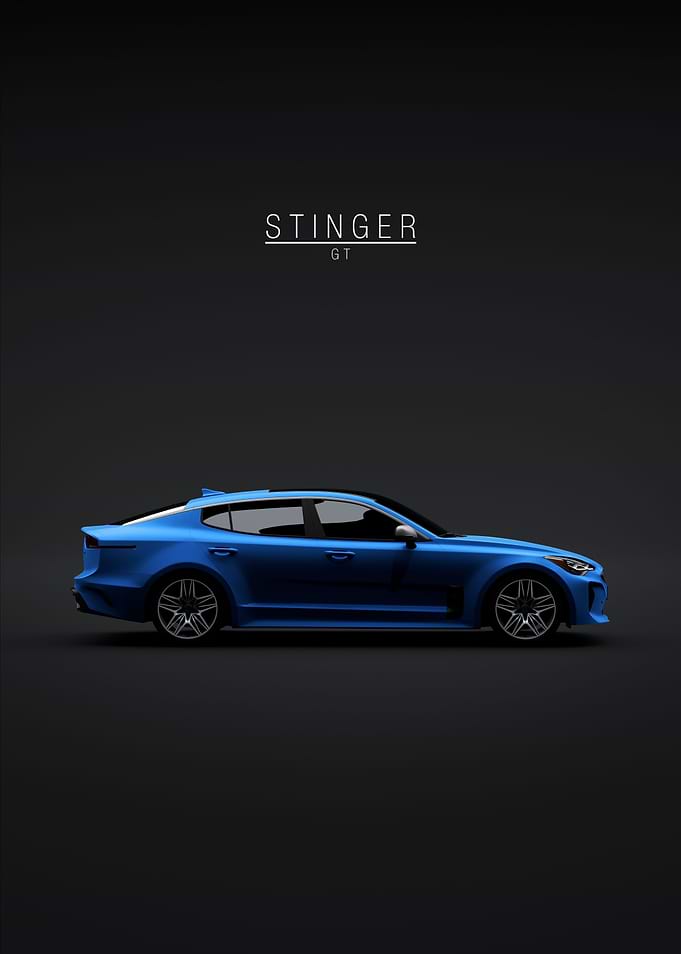 Kia Stinger GT 2022 Blue