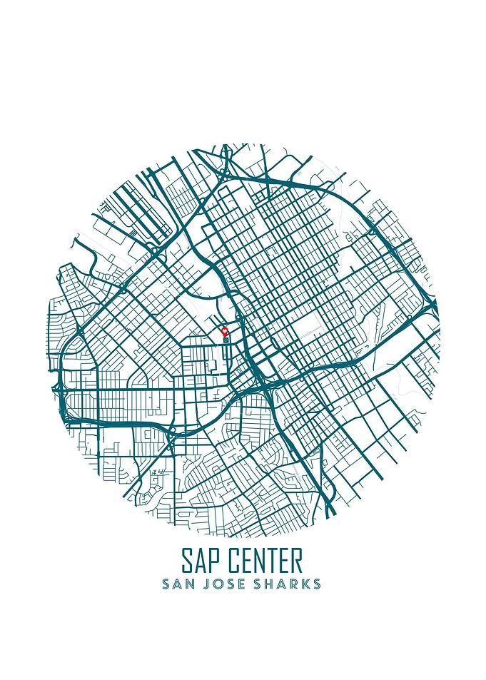 SAP Center Map