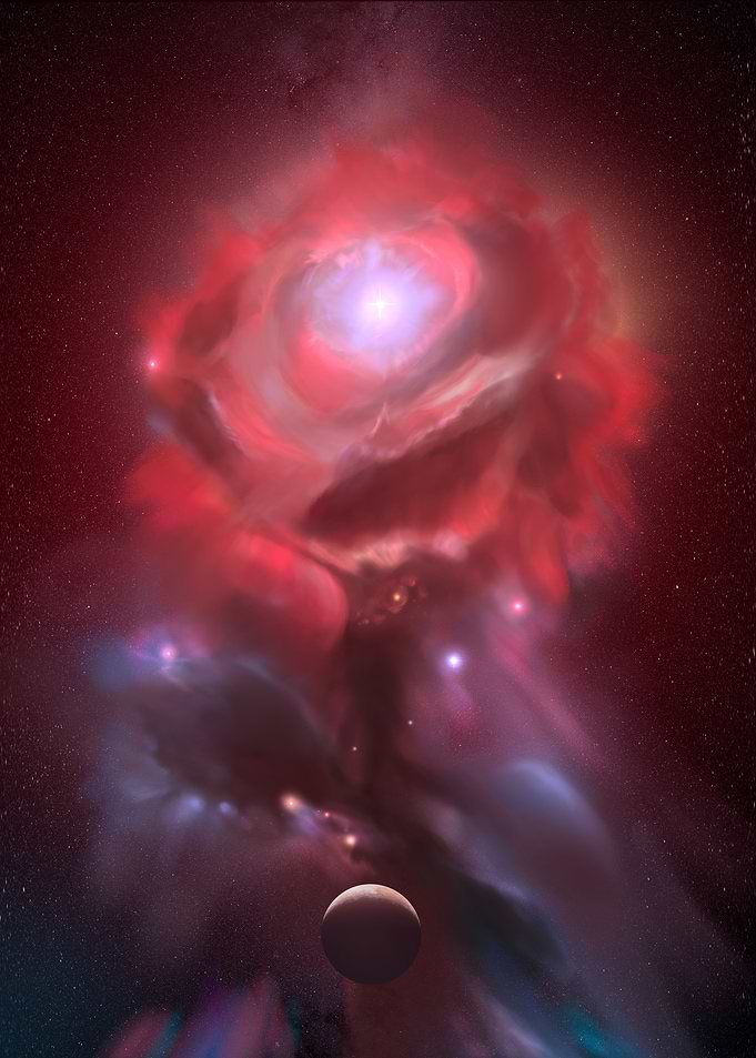 Cosmic Rose Nebula