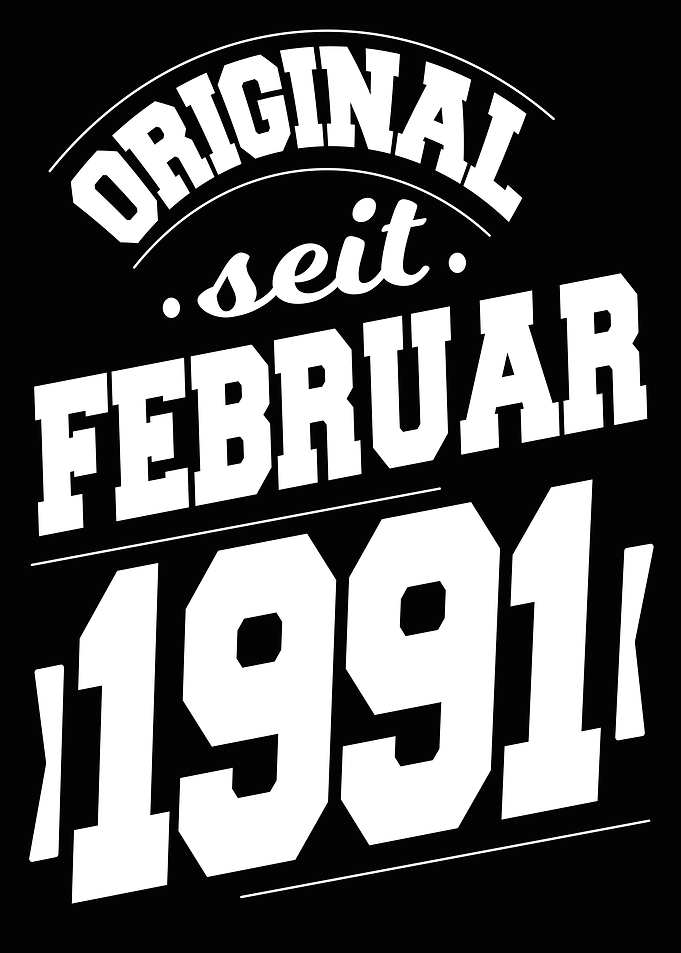 Februar 1991 33 Jahre