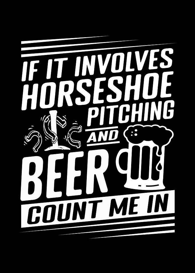 Horseshoe Pitching Beer