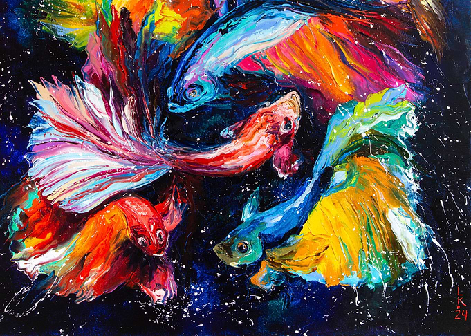 Dancing fish