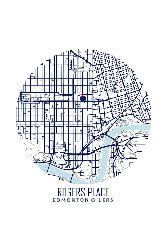 Rogers Place Map